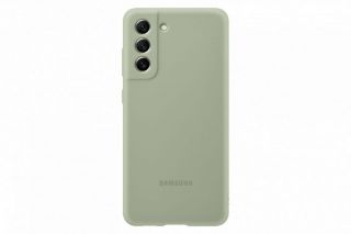 Samsung Galaxy S21 FE Silicone Cover Olive Green zaļš zaļš