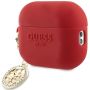 GUAP23DSLGHDF AirPods Pro 2 cover red 3D Rubber 4G Diamond Charm