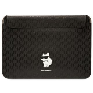 -&nbsp;Karl Karl Saffiano Monogram Choupette case for a 16" laptop black