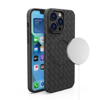 -&nbsp;Hurtel MagSafe Woven Case for iPhone 15 Pro Max black