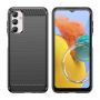 Hurtel Flexible carbon pattern case for Galaxy M14 Carbon Case black