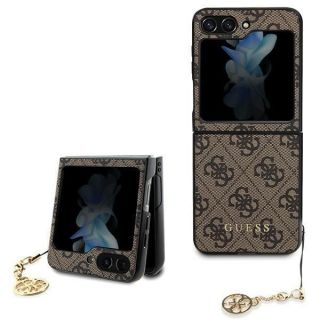 GUESS&nbsp;Guess Guess 4G Charms Collection case for Samsung Galaxy Z Flip 5 - brown