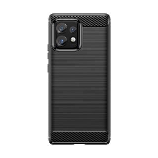 -&nbsp;Hurtel Carbon Case silicone case for Edge 40 Pro black