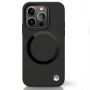 BMW BMW BMW BMHMP14SSILBK2 case for iPhone 14 - black Signature Liquid Silicone MagSafe