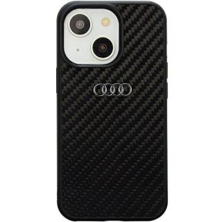 Audi&nbsp;Carbon Fiber iPhone 14 6.1'' black / black hardcase AU-TPUPPCIP14-R8 / D2-BK
