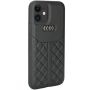 Genuine Leather iPhone 12 / 12 Pro 6.1" black / black hardcase AU-TPUPCIP12P-Q8 / D1-BK