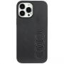 Audi Synthetic Leather iPhone 13 Pro Max 6.7" black / black hardcase AU-TPUPPCIP13PM-TT / D1-BK