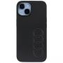 Audi Synthetic Leather iPhone 14 6.1" black / black hardcase AU-TPUPPCIP14-TT / D1-BK