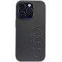 Audi Synthetic Leather iPhone 14 Pro 6.1" black / black hardcase AU-TPUPPCIP14P-TT / D1-BK