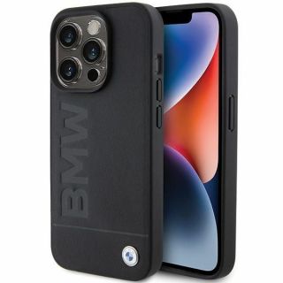 BMW&nbsp;BMW BMW Leather Hot Stamp case for iPhone 15 Pro - black
