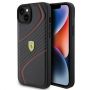 Ferrari Ferrari Ferrari Twist Metal Logo case for iPhone 15 Plus - black