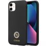 GUESS Guess Guess GUHCN614DGPK Case for iPhone 11  /  Xr - Black Silicone Logo Strass 4G
