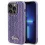 GUESS Guess Guess Sequin Script Metal case for iPhone 15 Pro Max - purple