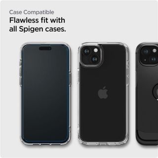 -&nbsp;Spigen Spigen ALM Glass FC tempered glass for iPhone 15 Plus black 2 pcs.