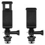 Hurtel Phone / Sports Camera Holder with Adapter Black