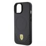 FEHMP15SPTEK iPhone 15 6.1" black / black hardcase Carbon Metal Logo MagSafe