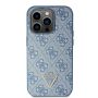 Guess Guess Crossbody 4G Metal Logo Case for iPhone 14 Pro Max - Blue