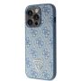 Guess Guess Crossbody 4G Metal Logo Case for iPhone 14 Pro Max - Blue