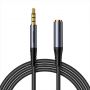- Joyroom Joyroom stereo audio cable AUX 3.5 mm mini jack  male  - mini jack  female  1.2 m black  SY-A09
