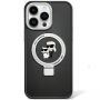 - Karl Lagerfeld Karl Lagerfeld KLHMP13LHMRSKCK iPhone 13 Pro 6.1" black / black hardcase Ring Stand Karl&Choupette MagSafe