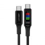 - Acefast Acefast C7-03 USB-C USB-C 100W 1.2m cable with display black