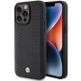 BMW BMW BMW Leather Diamond Pattern case for iPhone 15 Pro - black
