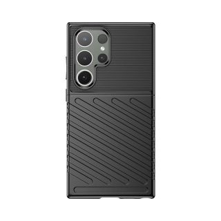 -&nbsp;Hurtel Thunder Case armored case for Galaxy S24 Ultra black