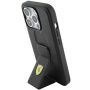 Ferrari Ferrari Grip Stand Metal Logo case for iPhone 15 Pro Max - black