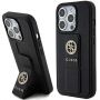 GUESS Guess Guess Grip Stand 4G Saffiano Strass case for iPhone 15 Pro Max - black