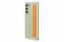 Galaxy S21 FE Clear Strap Cover Case Olive Green