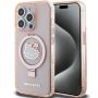 - Hello Kitty Hello Kitty Ring Stand Glitter Electrop Logo MagSafe Case for iPhone 15 Pro Pink