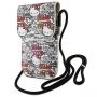 - Hello Kitty Hello Kitty Leather Tags Graffiti Cord bag beige