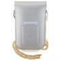 Hello Kitty Hello Kitty Leather Metal Logo Chain bag silver