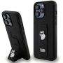- Karl Karl Gripstand Saffiano Choupette Pins case for iPhone 13 Pro Max black