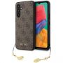 GUESS GUHCS23FEGF4GBR S23 FE S711 brown / brown hardcase 4G Charms Collection
