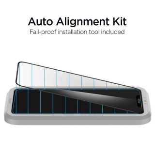 -&nbsp;Spigen Spigen ALM Glass FC Tempered Glass for iPhone 11  /  XR Black