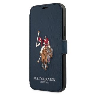 -&nbsp;U.S. Polo PU US Polo USFLBKP12MPUGFLNV iPhone 12 / 12 Pro 6,1'' granatowy / navy book Polo Embroidery Collection