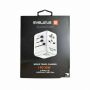 35W World Travel Adapter 1PD & 2 Type-C & 2 USB Charger 09051 White