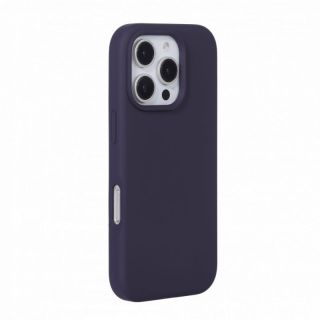Evelatus&nbsp;Evelatus Apple iPhone 16 Pro Premium Magsafe Soft Touch Silicone Case Deep Purple