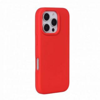 Evelatus&nbsp;Evelatus Apple iPhone 16 Pro Premium Magsafe Soft Touch Silicone Case Red