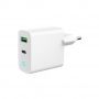 GEMBIRD CHARGER USB 20W 2PORT / TA-UC-PDQC20L-W-01