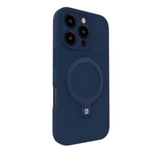 Evelatus&nbsp;Evelatus Apple iPhone 16 Pro Max Premium Magsafe with Stand Soft Touch Silicone Case Dark Blue