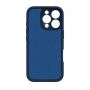 Evelatus Apple iPhone 16 Pro Max Premium Magsafe with Stand Soft Touch Silicone Case Dark Blue