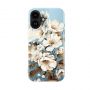 Evelatus Apple iPhone 16 Slim Shell with Magsafe customized print design Flower Blue