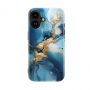 Evelatus Apple iPhone 16 Slim Shell with Magsafe customized print design Flower Pink