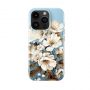 Evelatus Apple iPhone 16 Pro Max Slim Shell with Magsafe customized print design Flower Blue