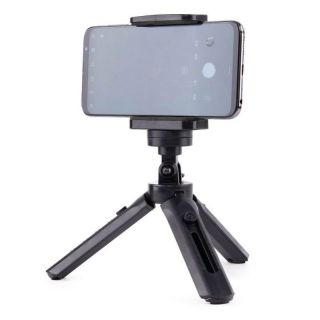 -&nbsp;Hurtel tripod selfie stick holder for phone camera 16 21 cm black