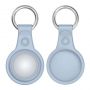 Dux Ducis Dux Ducis 4pcs set Silicone flexible cover keychain loop case for Apple AirTag  Black  /  Green  /  Pink  /  Blue