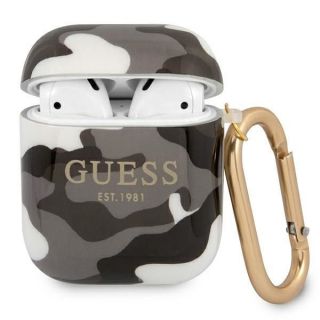 GUESS&nbsp;GUA2UCAMG AirPods cover black / black Camo Collection