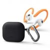 Aksesuāri Mob. & Vied. telefoniem - UNIQ Uniq Nexo case for AirPods 3 + Ear Hooks Silicone gray 
